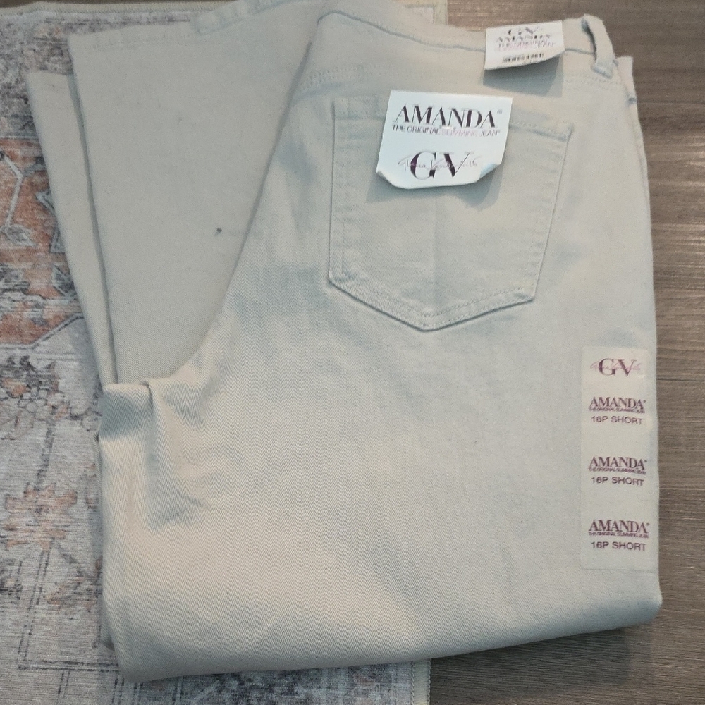 Gloria Vanderbilt Women's Cream Jeans